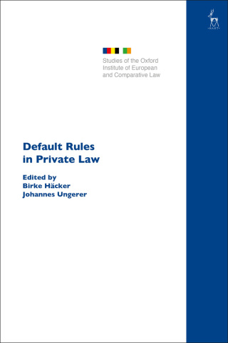 Cover image: Default Rules in Private Law 1st edition 9781509973521