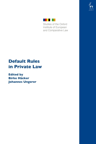 Imagen de portada: Default Rules in Private Law 1st edition 9781509973521