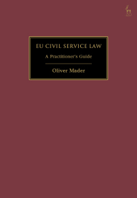 Titelbild: EU Civil Service Law 1st edition 9781509977925