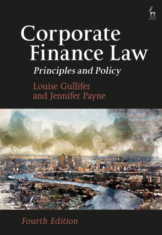 Cover image: Corporate Finance Law 4th edition 9781509979745