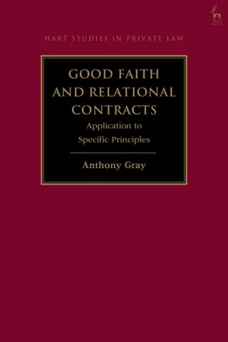 Cover image: Good Faith and Relational Contracts, Volume 2 1st edition 9781509980994