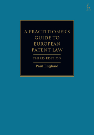Imagen de portada: A Practitioner's Guide to European Patent Law 3rd edition 9781509981144