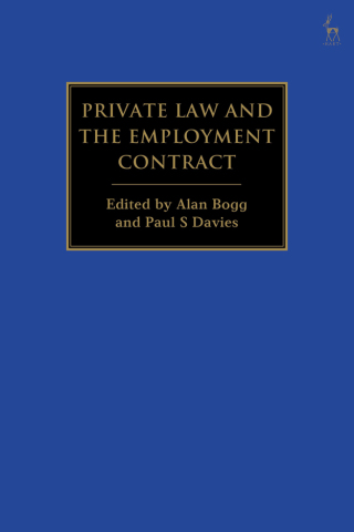 Cover image: Private Law and the Employment Contract 1st edition 9781509981588