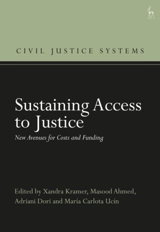 Cover image: Sustaining Access to Justice 1st edition 9781509981670