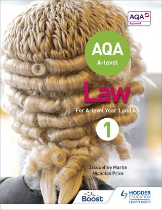 Cover image: AQA A-level Law for Year 1/AS 9781510401372