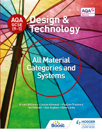 Cover image: AQA GCSE (9-1) Design and Technology: All Material Categories and Systems 9781510402102