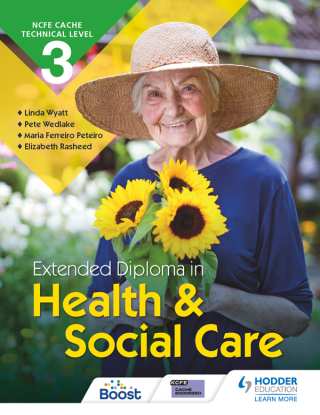 Cover image: NCFE CACHE Technical Level 3 Extended Diploma in Health and Social Care 9781510403123