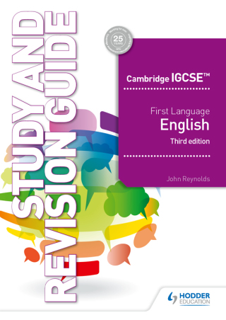 Cover image: Cambridge IGCSE First Language English Study and Revision Guide 3rd edition 9781510421349