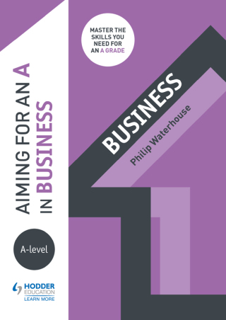 Cover image: Aiming for an A in A-level Business 9781510423886