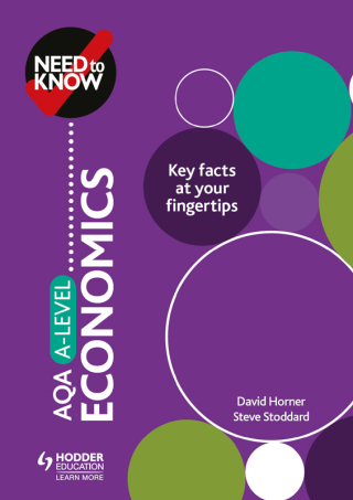 Cover image: Need to Know: AQA A-level Economics 9781510428492