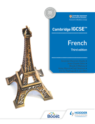 Cover image: Cambridge IGCSE™ French Student Book Third Edition 9781510447752