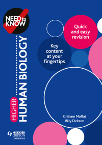 Cover image: Need to Know: Higher Human Biology 9781510451162