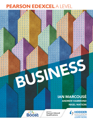 Cover image: Pearson Edexcel A level Business 9781510452701