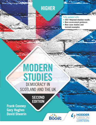 Cover image: Higher Modern Studies: Democracy in Scotland and the UK: Second Edition 9781510457782