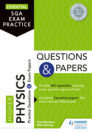 Cover image: Essential SQA Exam Practice: Higher Physics Questions and Papers 9781510471832