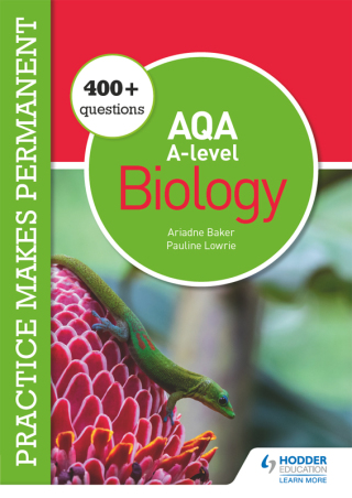 Cover image: Practice makes permanent: 400+ questions for AQA A-level Biology 9781510475021