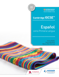 Cover image: Cambridge IGCSE™ Español como Primera Lengua Libro del Alumno 9781510478534