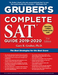 Cover image: Gruber's Complete SAT Guide 2019-2020 9781510754188.0