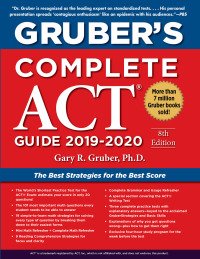 Cover image: Gruber's Complete ACT Guide 2019-2020 9781510754201