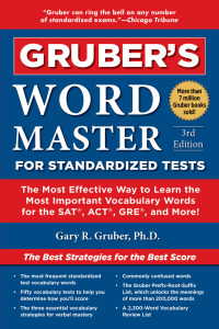 Cover image: Gruber's Word Master for Standardized Tests 9781510754249.0