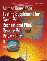 Cover image: Airman Knowledge Testing Supplement for Sport Pilot, Recreational Pilot, Remote Pilot, and Private Pilot (FAA-CT-8080-2H)