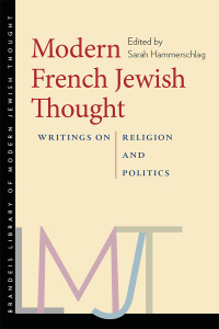 表紙画像: Modern French Jewish Thought 9781611685268