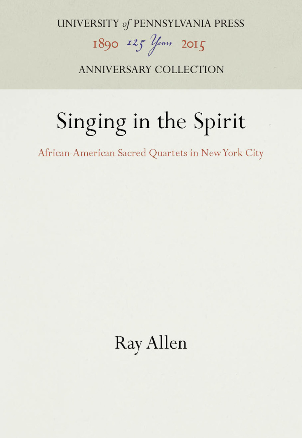 Singing in the Spirit eBook