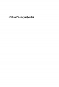 Cover image: Dobson's "Encyclopaedia" 9780812230925