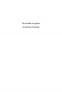Cover image: The Swedish Acceptance of American Literature 9781512800142