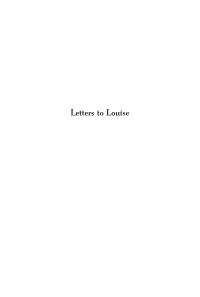 Imagen de portada: Letters to Louise 9781512801231