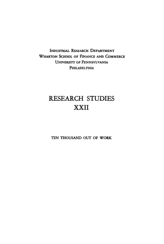 表紙画像: Ten Thousand Out of Work 9781512801385