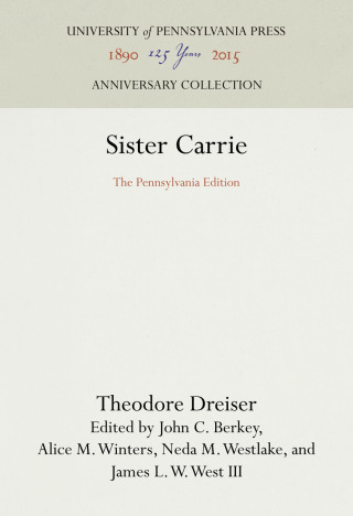 Imagen de portada: Sister Carrie 9780812277845