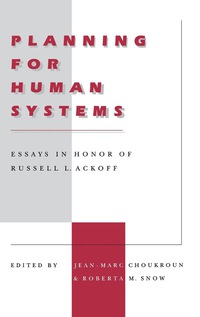 Imagen de portada: Planning for Human Systems 9780812231281