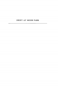 Cover image: Swift at Moor Park 9780812278224