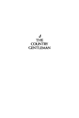 Imagen de portada: The Country Gentleman 9780812277050