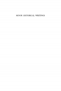 Imagen de portada: Minor Historical Writings and Other Essays 9781512803600