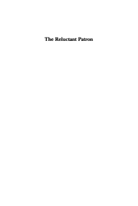 Imagen de portada: The Reluctant Patron 9780812278767