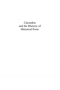 Cover image: Clarendon and the Rhetoric of Historical Form 9780812279887