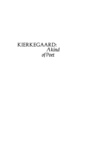Imagen de portada: Kierkegaard 9780812276411
