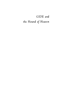 Cover image: Gide and the Hound of Heaven 9781512804331