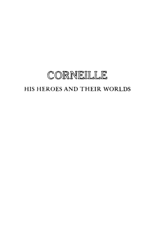 Cover image: Corneille 9780812273847