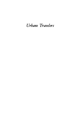 表紙画像: Urbane Travelers, 1591-1635 9781512805277