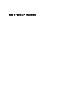 Cover image: The Freudian Reading 9780812231267