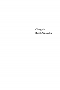 Cover image: Change in Rural Appalachia 9780812276183