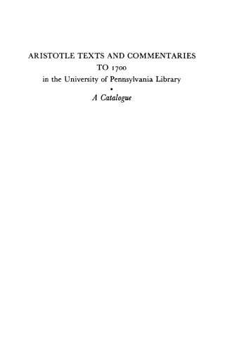 Cover image: Aristotle 9781512805963