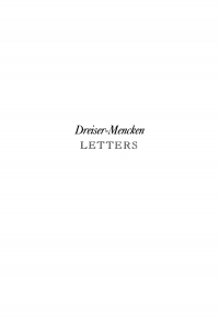 Titelbild: Dreiser-Mencken Letters, Volume 2 9780812280432