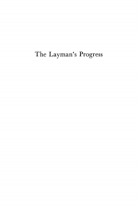 Cover image: The Layman's Progress 9780812273472