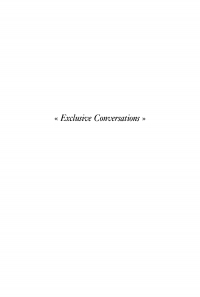 Cover image: Exclusive Conversations 9780812281026