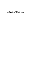 Cover image: A State of Deference 9780812231786