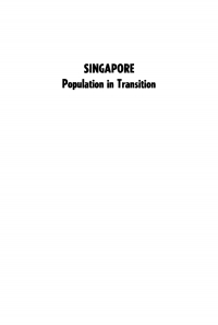 Cover image: Singapore Population in Transition 9780812275889